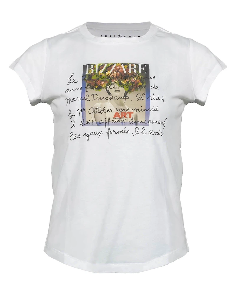 Suzi Roher Bizzare Art Cap Sleeve Karlie Tee