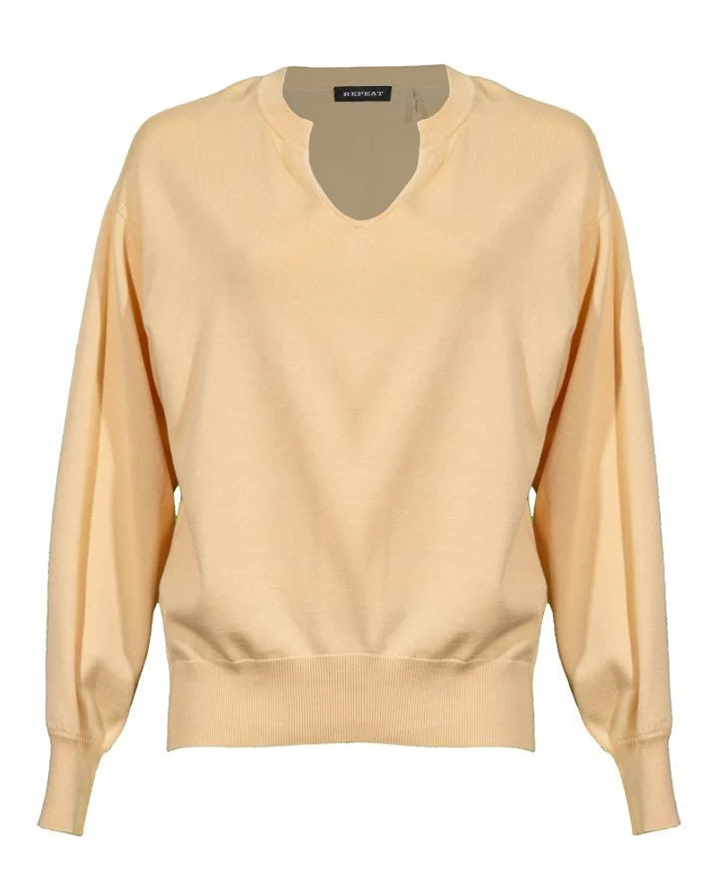 Repeat Split Neck Pullover