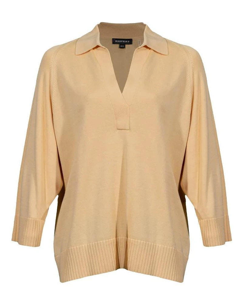Repeat Polo Neck Pullover