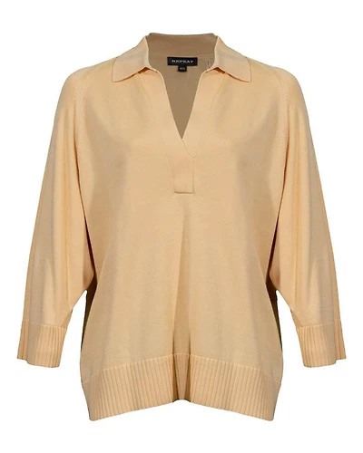 Repeat Polo Neck Pullover