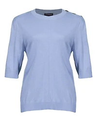 Repeat Three Button Pullover