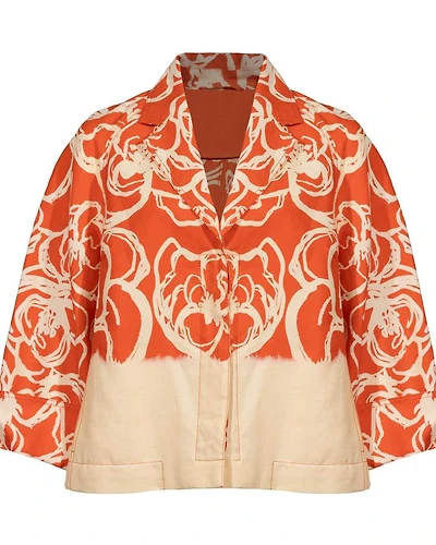 AG Exclusive Print Linen Jacket