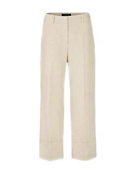 Marc Cain Wukari Ankle Cuff Linen Blend Pant