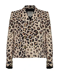 L'Agence Atmore Leopard Blazer