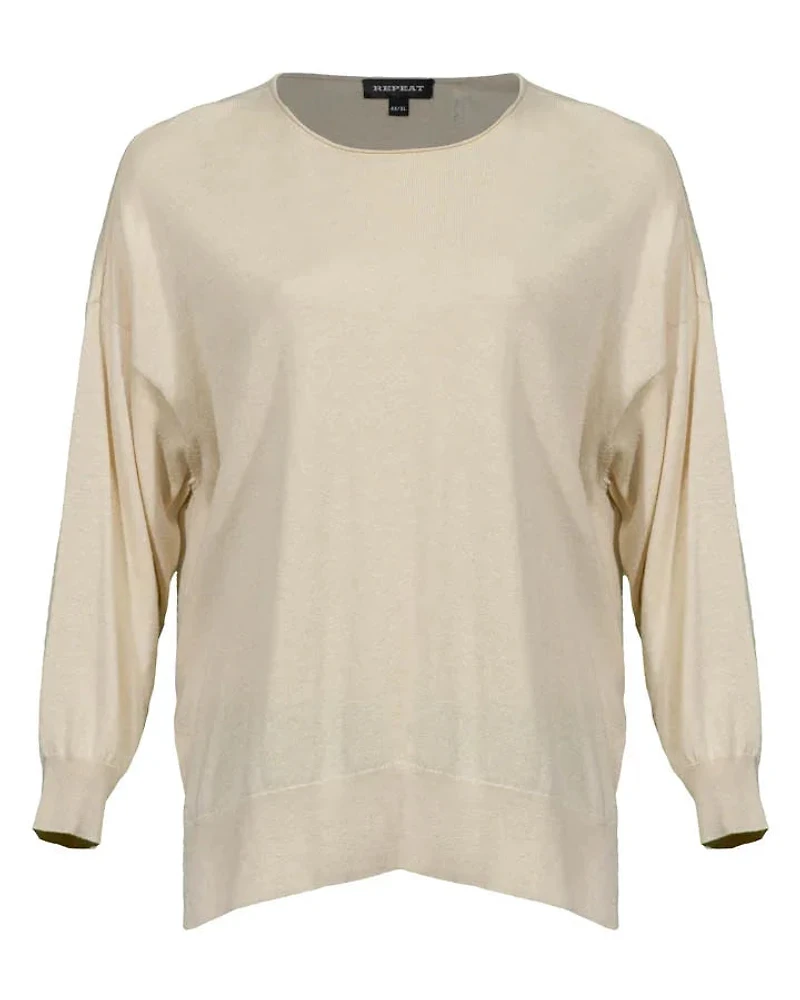 Repeat 3/4 Sleeve Pullover