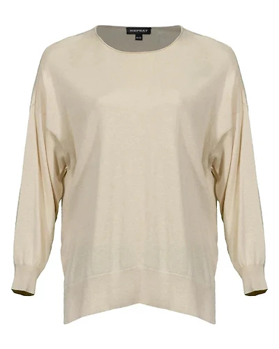 Repeat 3/4 Sleeve Pullover