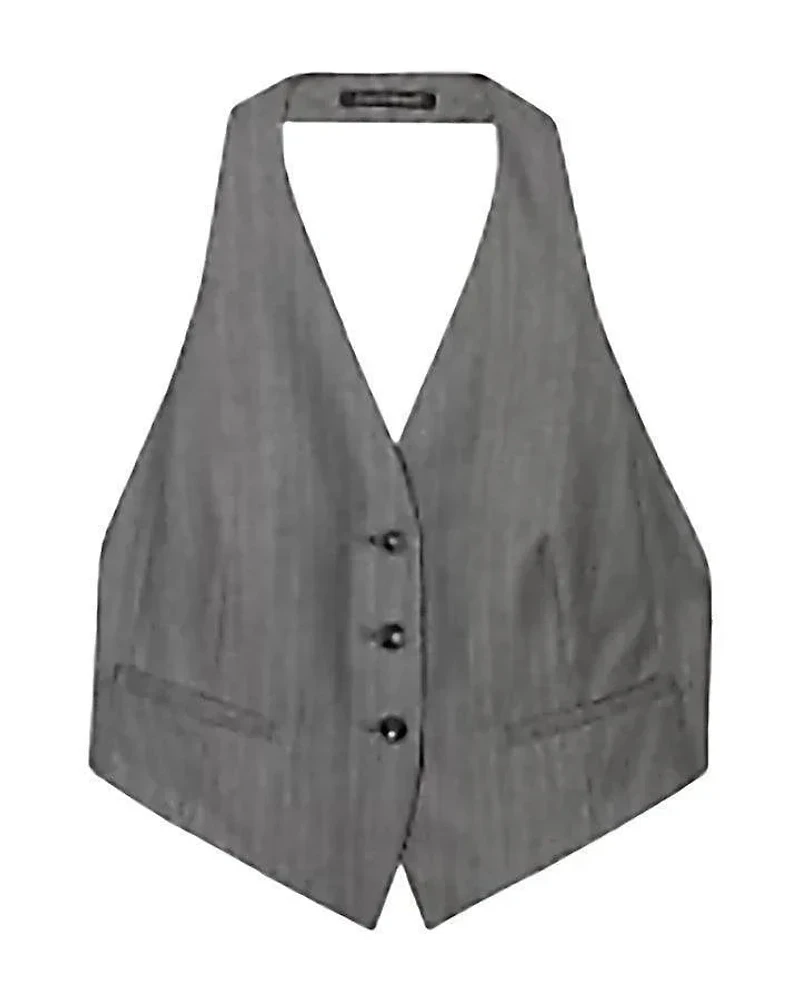 Luisa Cerano Fine Pinstripe Vest