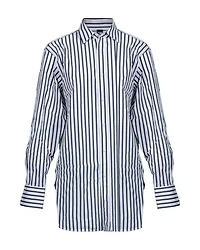 Hugo Boss Berry Saturday Striped Slim Shirt