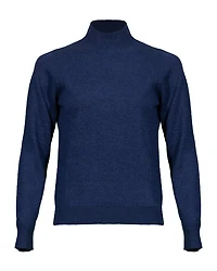 Repeat Mock Neck Cashmere Sweater Navy