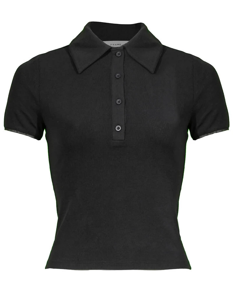 Frame Mesh Trim Polo