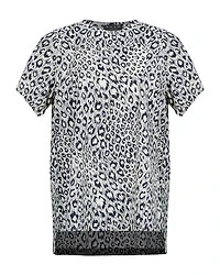 Shan Elizabeth Leo Print Jersey Tee