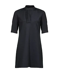 Shan Sofia Split Neck Jersey Dress