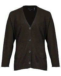 Repeat Wool Cashmere Deep V-Neck Cardigan