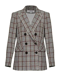 Veronica Beard Ellette Plaid Dickey Jacket