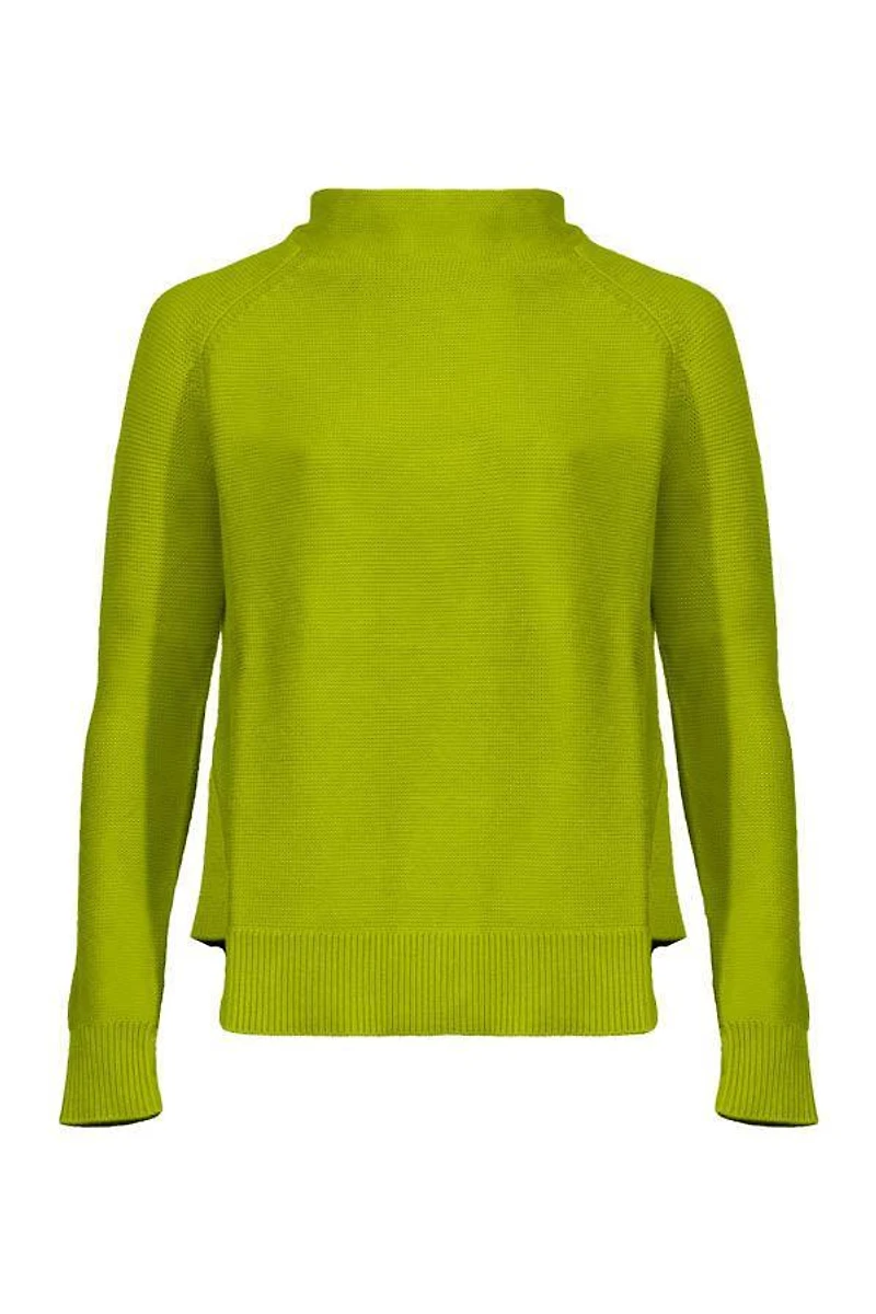 Kinross Cashmere Garter Funnel Neck Pullover