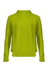 Kinross Cashmere Garter Funnel Neck Pullover
