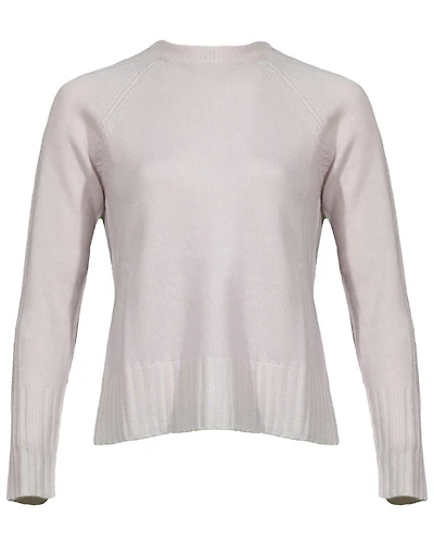 Kinross Plaited Rib Trim Crew Pullover