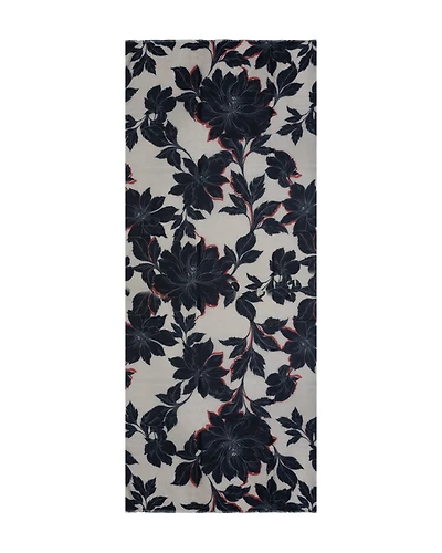 Kinross Antwerp Floral Print Scarf