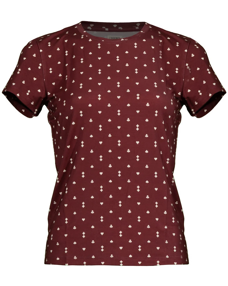 L'Agence Playing Cards Print Tee