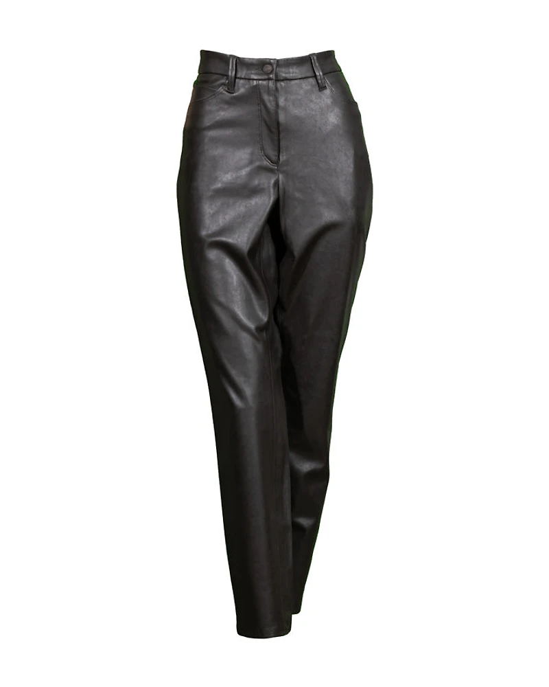 Cambio Ray Pleather Skinny Ankle Pant