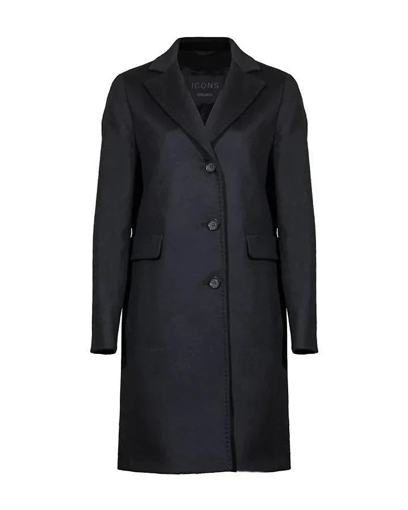 Cinzia Rocca Wool Knee Length Coat