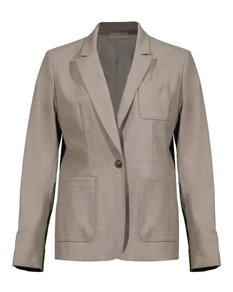 Purotatto Flannel Button Front Jacket