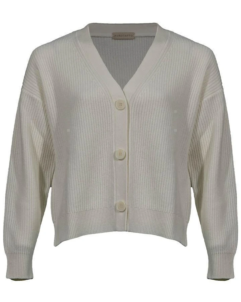 Purotatto Ribbed Short Cardigan
