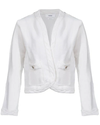 Notshy Cashmere Robyn Braid Trim Cardi