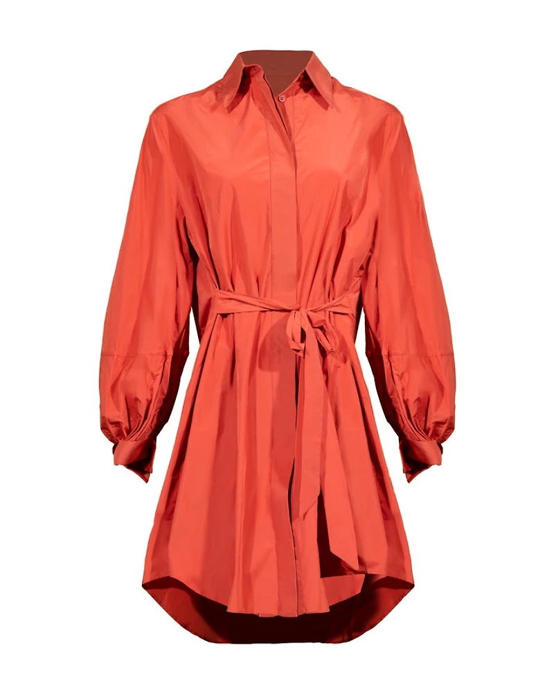 Marie Saint Pierre Katrina Taffeta Shirt Dress