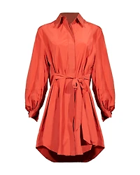 Marie Saint Pierre Katrina Taffeta Shirt Dress