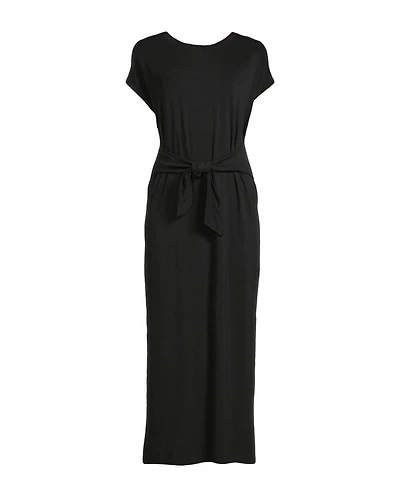 Eileen Fisher Tie-Front Maxi Dress