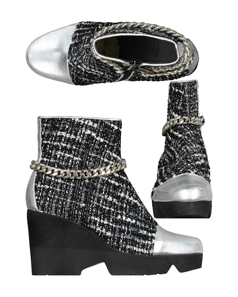 Thierry Rabotin Dalila Tweed Bootie