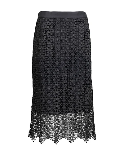Purotatto Lace Pencil Skirt