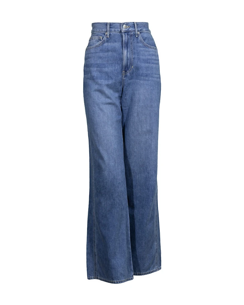 Veronica Beard High Rise Wide Leg Jeans French Kiss