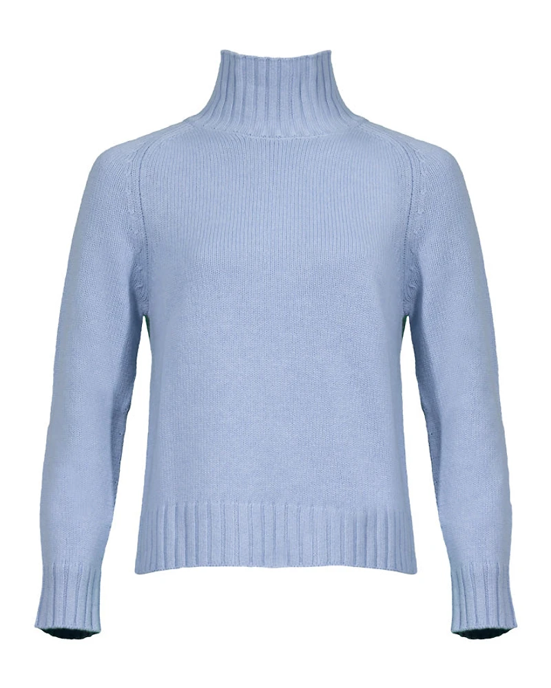 Purotatto Cashmere Turtleneck Sky