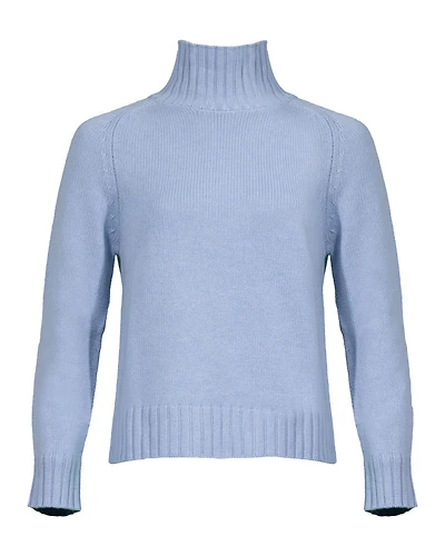 Purotatto Cashmere Turtleneck Sky