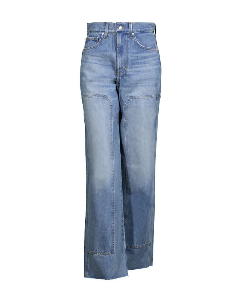 Veronica Beard Wide Leg Jeans Blue Glare
