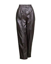 Purotatto Faux Leather Straight Cut Pant