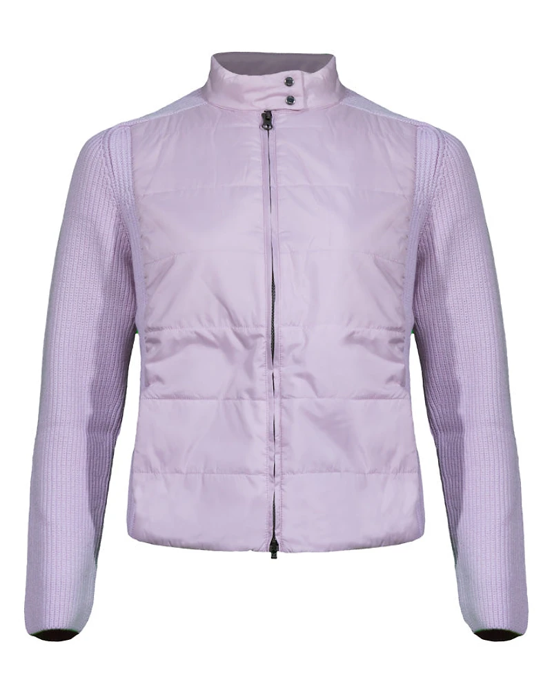 Tonet Puffer Zip Front Cardigan