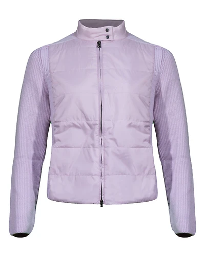 Tonet Puffer Zip Front Cardigan