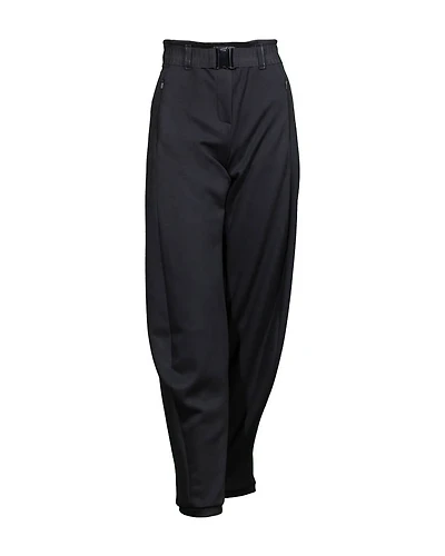 Beate Heymann Scuba-Pleather Trim Barrel Leg Pant