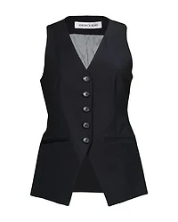 Veronica Beard Liff Stretch Linen Vest