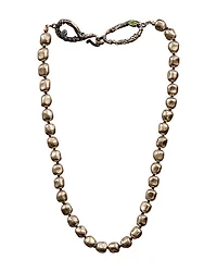 Karyn Chopik Grey Pearl Gem Necklace