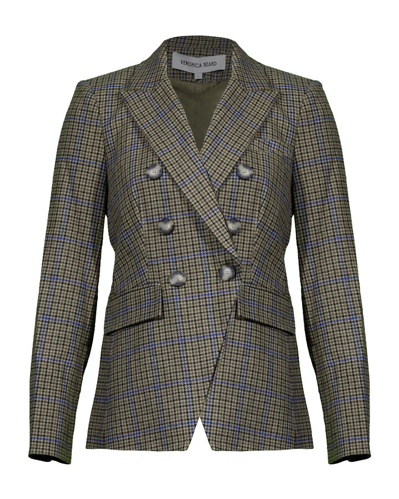 Veronica Beard Miller Dickey Jacket Plaid