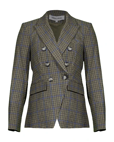 Veronica Beard Miller Dickey Jacket Plaid