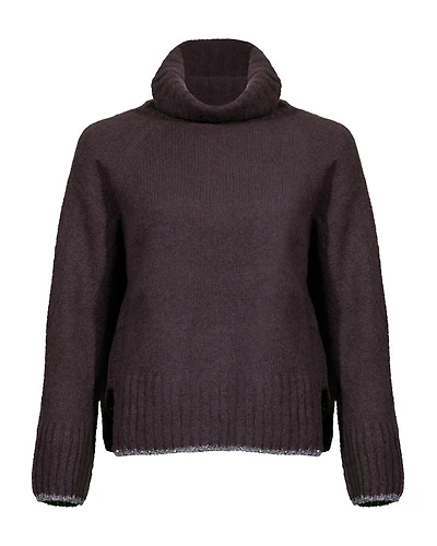 Tonet Turtleneck Knit With Metallic Trim