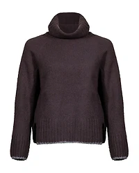 Tonet Turtleneck Knit With Metallic Trim