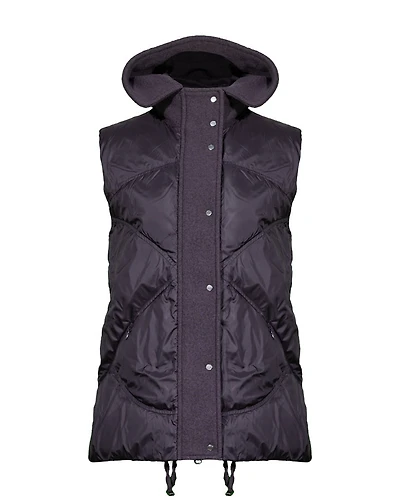 Tonet Padded Vest With Wool Trim