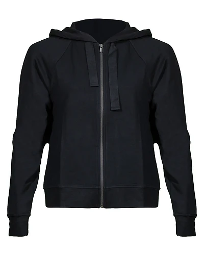 Majestic Filatures French Terry Zip Front Hoodie