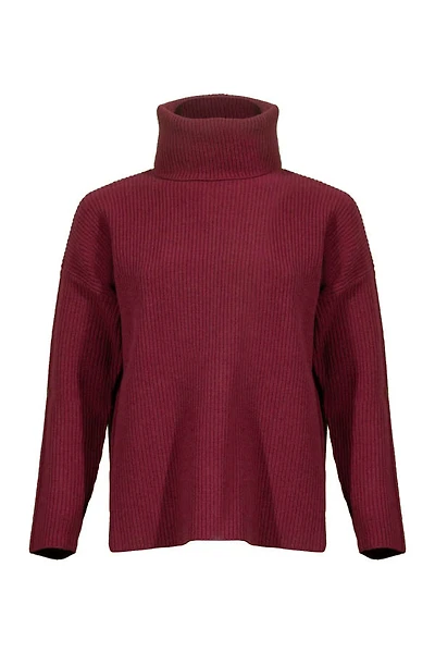 Eileen Fisher Recycled Wool Cashmere Turtleneck Top